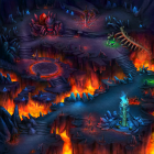 炎族剑冢-小地图