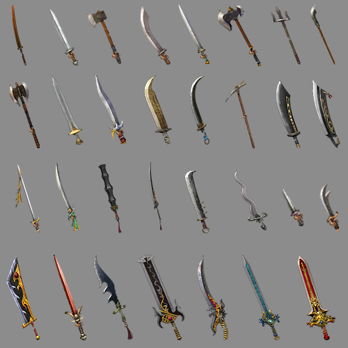 31件复古武器素材-素材共享站